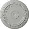 Ekena Millwork Alexandria Rope Ceiling Medallion (Fits Canopies up to 4 5/8"), 19 5/8"OD x 1 1/2"P, Frost CM18ALFRF - alternate 1